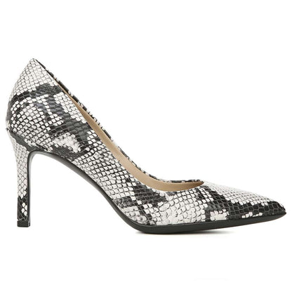 Anna Pump - Black/White Snake