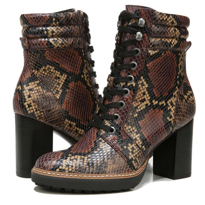 Callie Bootie - Tan Snake