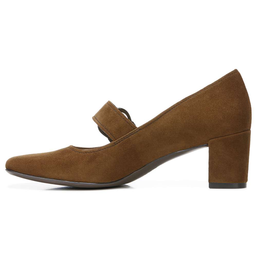 Karissa Mary-Jane Pump - Chestnut