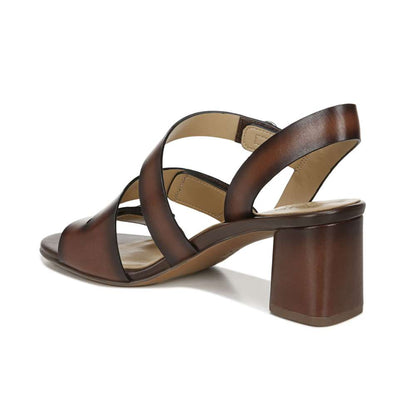 Alicia Heeled Sandal - Brown