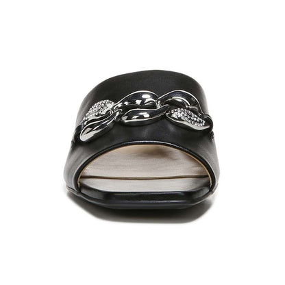 Angie Dress Slide Sandal - Black
