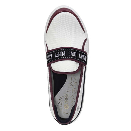 Attraction Slip-On Sneaker - White/Red/Navy