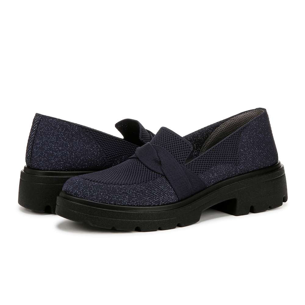 Muse Bow Loafer - Navy