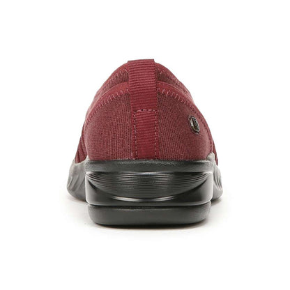 Niche Slip-On - Dark Red Ribbed Sparkle