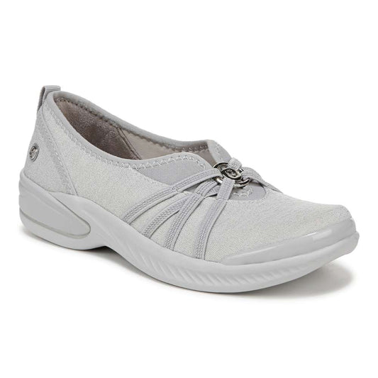 Niche Slip-On - Silver Shimmer Fabric