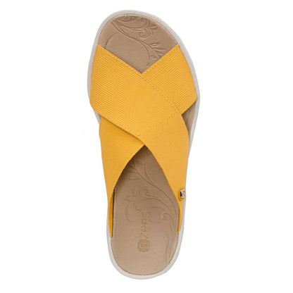 Desire Slide Sandal - Golden Yellow