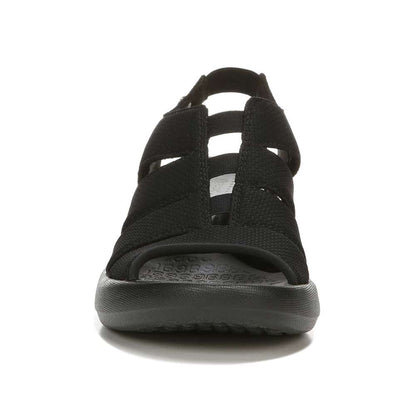 Finale Wedge Sandal - Black