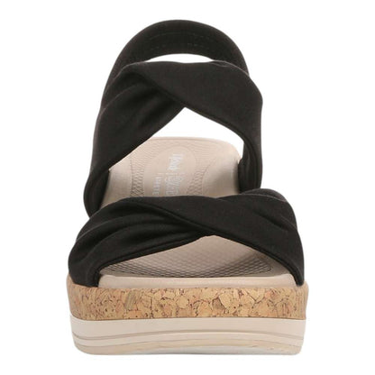 Riley Slingback Wedge - Black