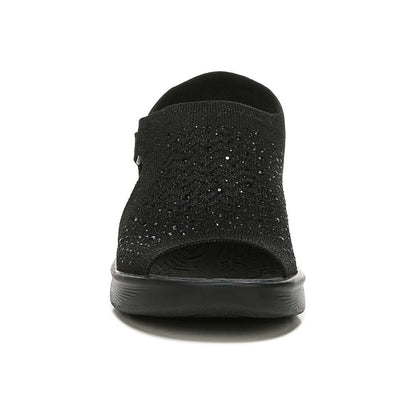 Star Bright Sandal - Black/Black