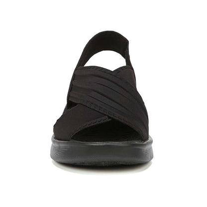 Sunset Wedge Sandal - Black