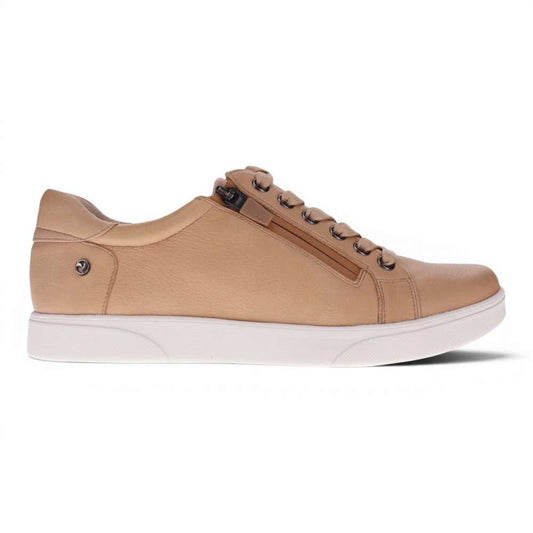 Brisbane Zip Casual Sneaker - Fawn