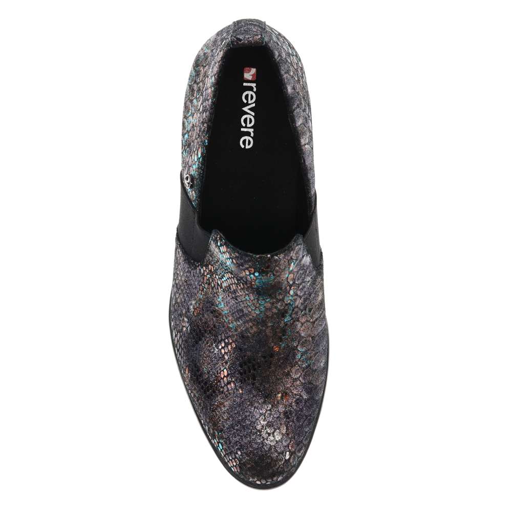 Budapest Shootie - Black Metallic Python
