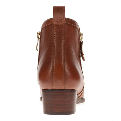 Houston Heeled Zip Boot - Mocha