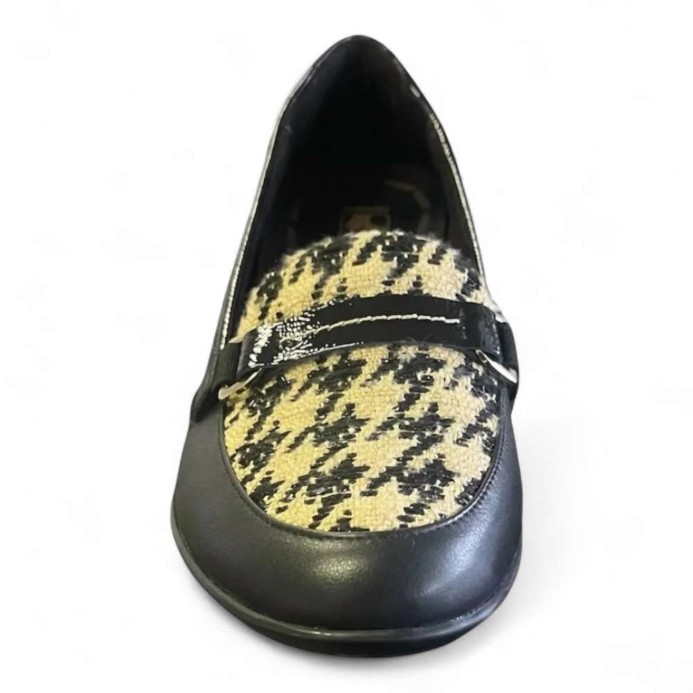 Montmartre Wedge Loafer - Houndstooth