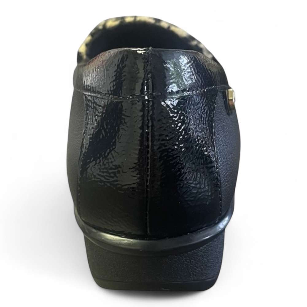 Montmartre Wedge Loafer - Houndstooth