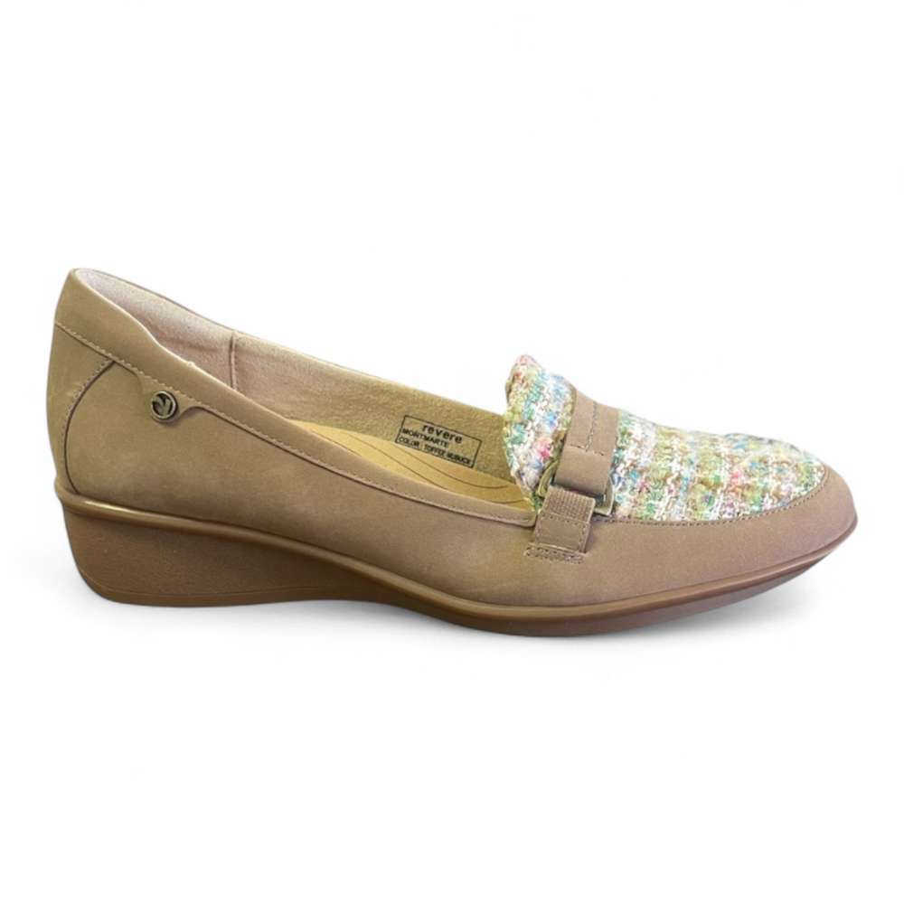 Montmartre Wedge Loafer - Toffee Nubuck
