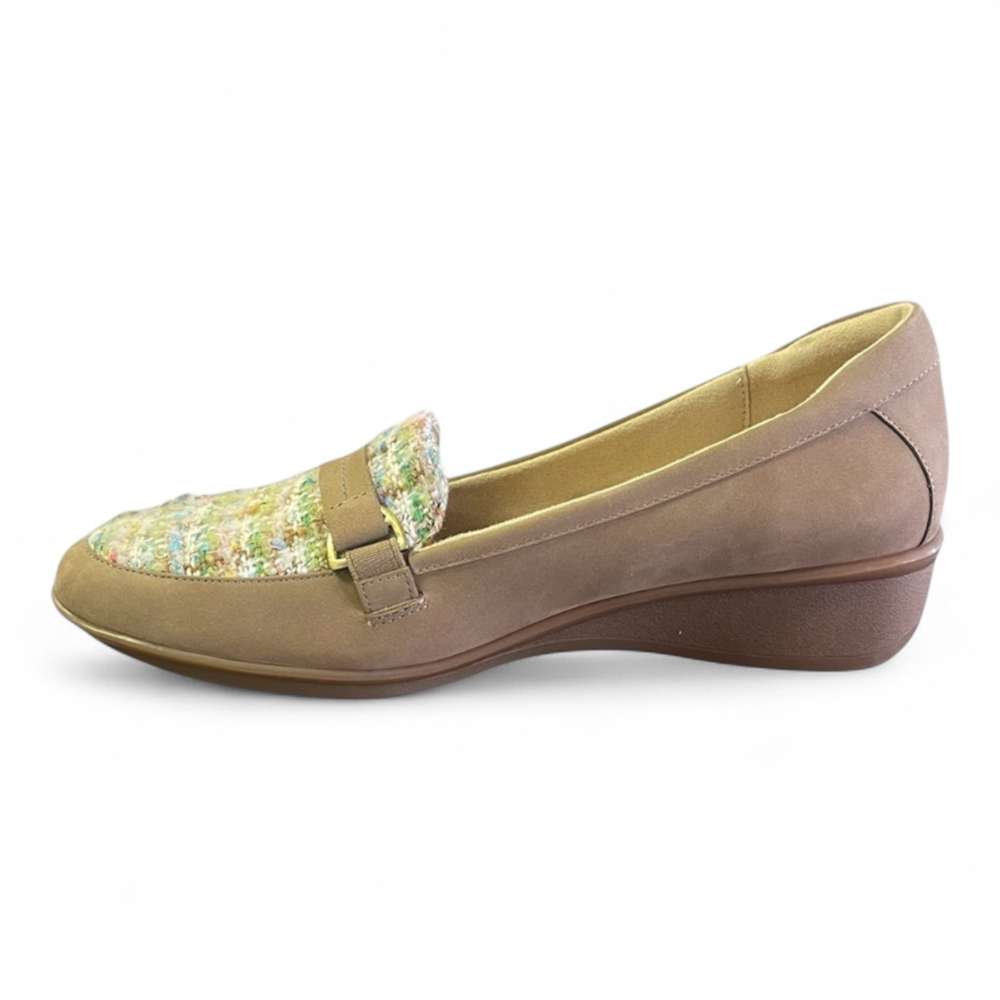 Montmartre Wedge Loafer - Toffee Nubuck