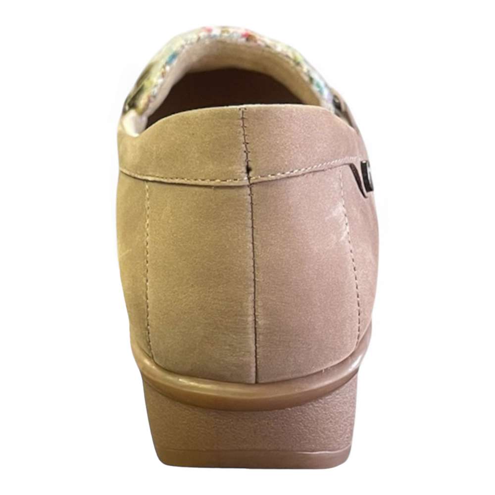 Montmartre Wedge Loafer - Toffee Nubuck
