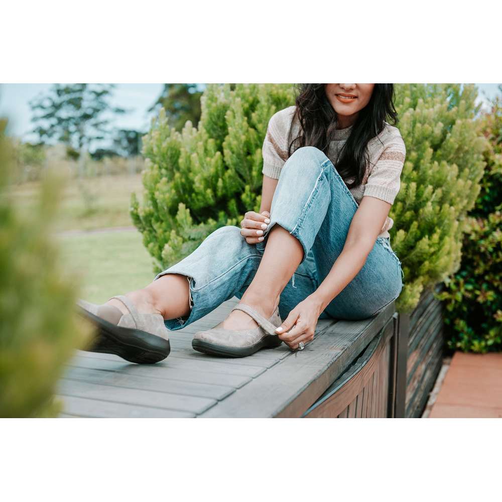 Timaru Mary-jane - Silver Metallic