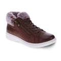 Bubbles Zip Bootie - Chocolate