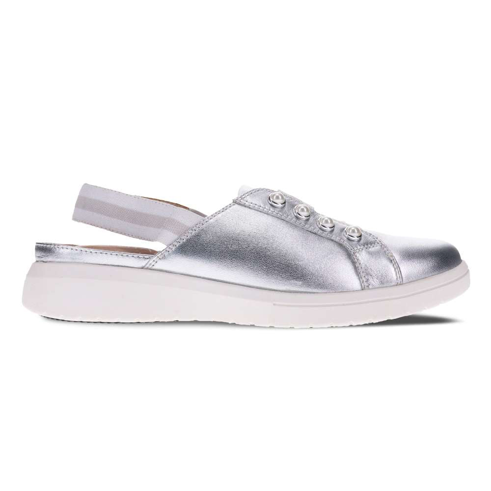 Bugsy Slip-On Sneaker - Silver