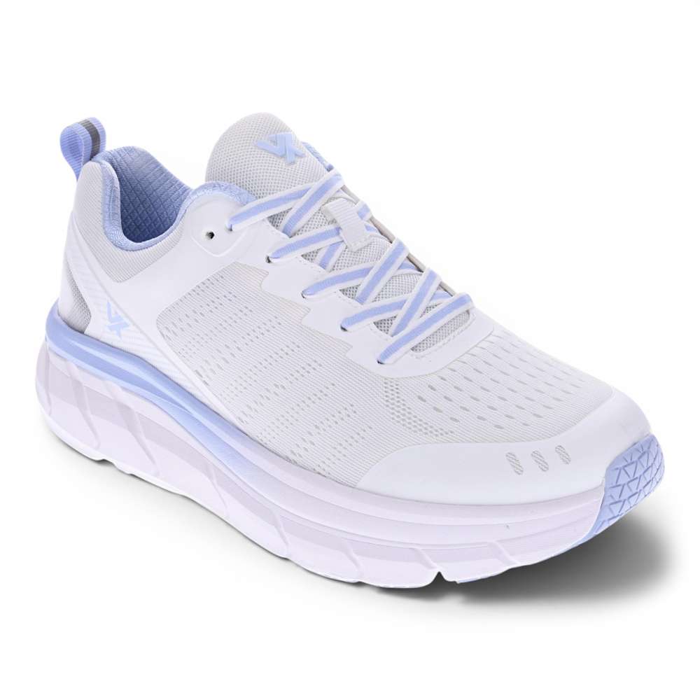 Walker Mesh III Active Sneaker - White/Mauve