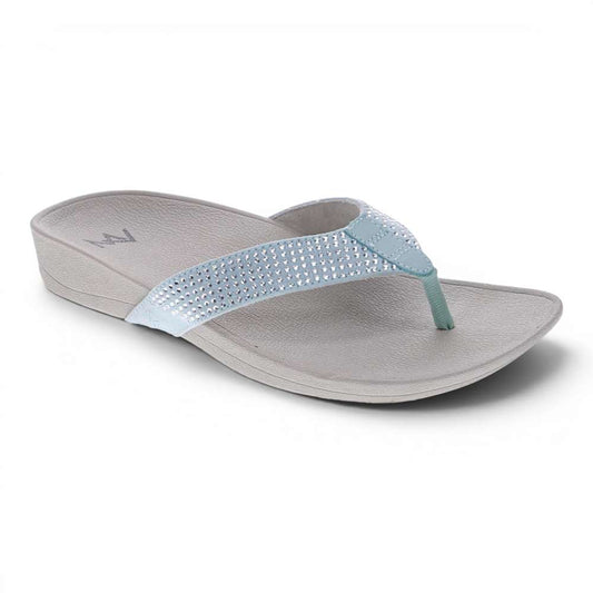 Allora Toe Post Sandal - Jade Rhinestone