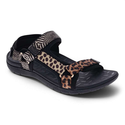 Discovery Back Strap Sandal - Animal Multi