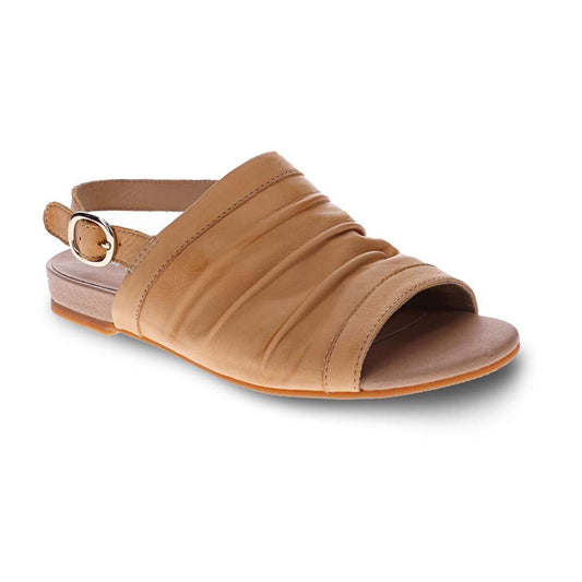 Mandy Flat Sandal - Tan