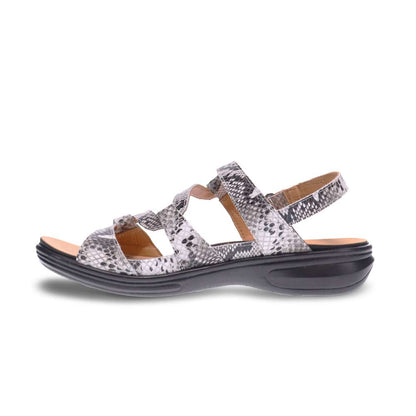 Miami Adjustable Sandal - Natural Snake