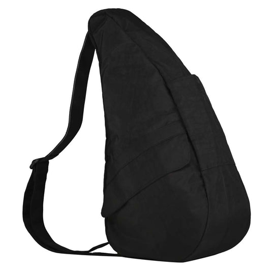 Textured Nylon Backpack - Black