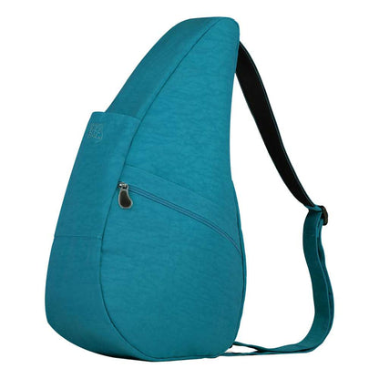 Textured Nylon Backpack - Capri Blue