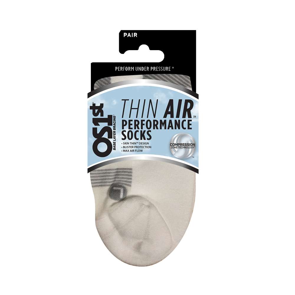 THIN AIR PERFORMANCE SOCKS (TA4) - White