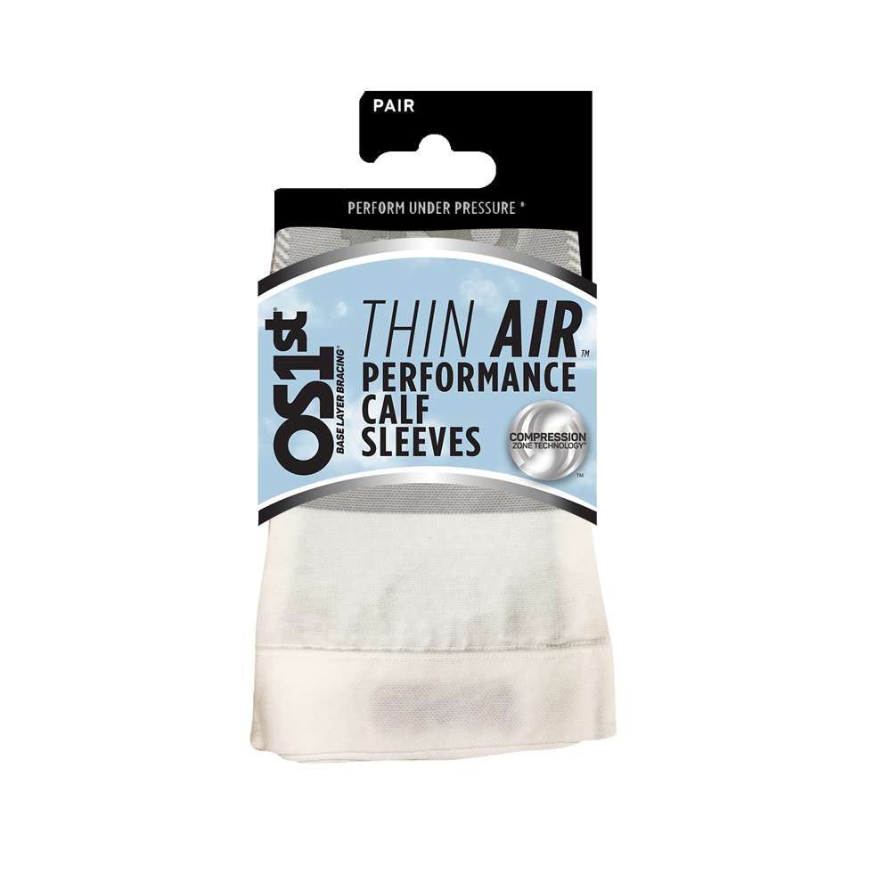 THIN AIR PERFORMANCE CALF SLEEVES (TA6) - White