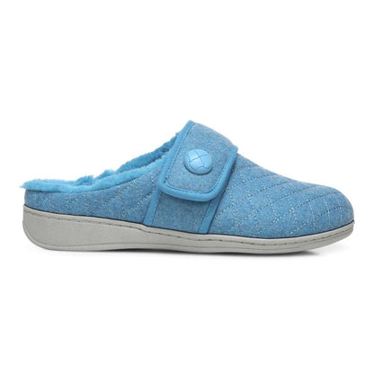 Carlin Mule Slipper - Horizon Blue