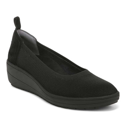 Jacey Knit Wedge - Black