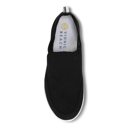 Malibu Slip-On Sneaker - Black Canvas