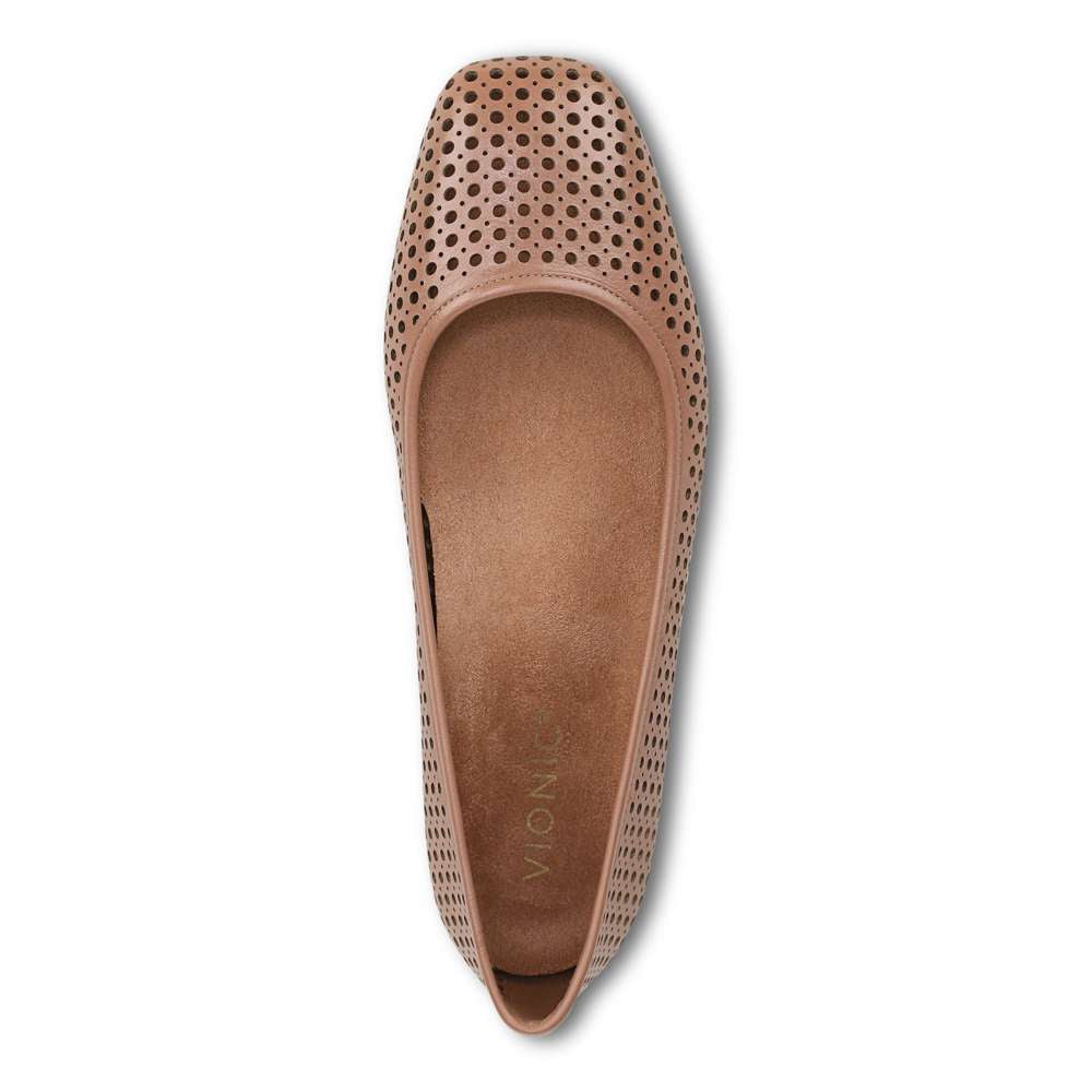 Orinda Perf Ballet Flat - Mocha