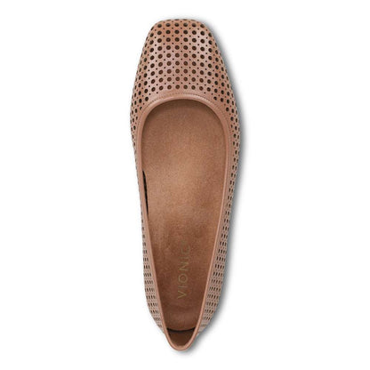 Orinda Perf Ballet Flat - Mocha