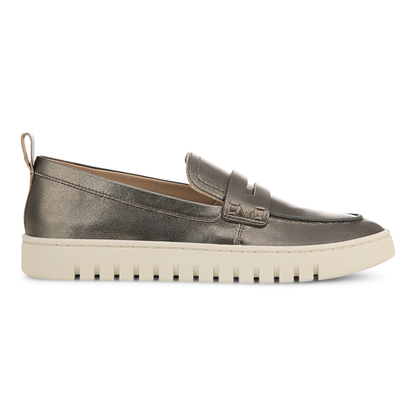Uptown Loafer - Gunmetal Leather