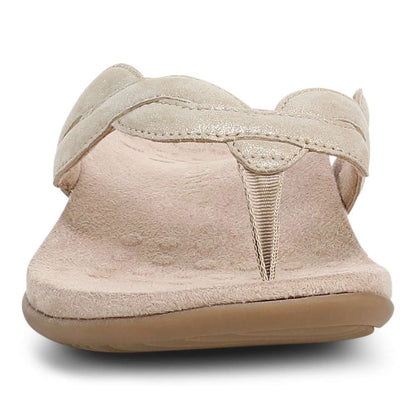 Bella Braid Toe Post Sandal - Gold