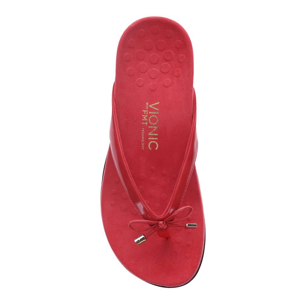 Bella Toe Post Sandal - Red