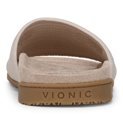 Evie Knit Slide Sandal - Cream