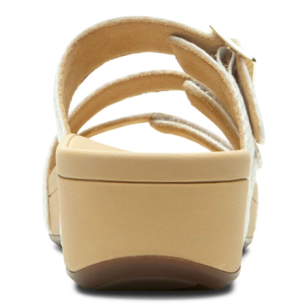 Rio Platform Sandal - White Snake