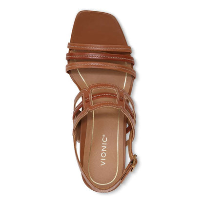 Zaphira Heeled Sandal - Tan