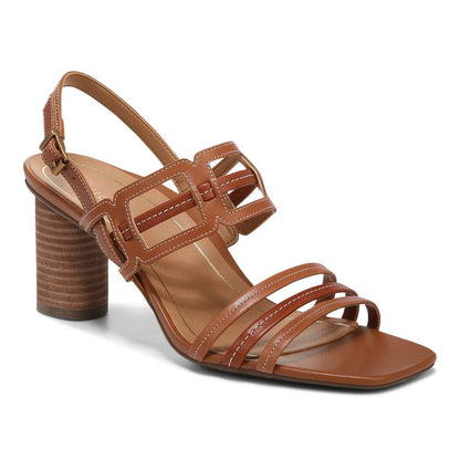 Zaphira Heeled Sandal - Tan