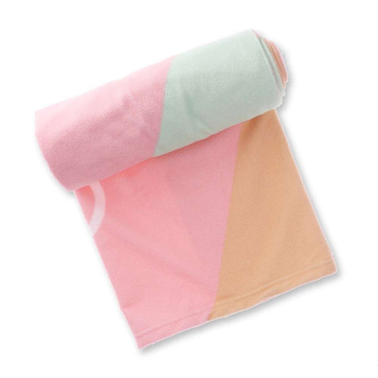 Beach Towel - Pink/Orange/Green