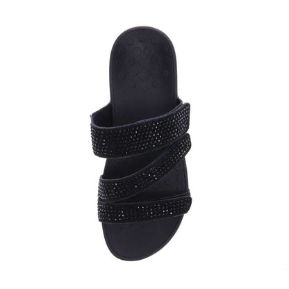 Alexis Platform Sandal - Black