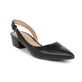 Banks Slingback Heeled Sandal - Black Leather