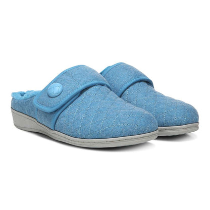 Carlin Mule Slipper - Horizon Blue